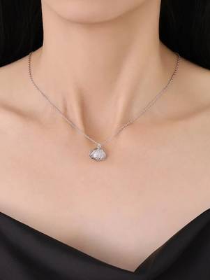 Pure 925 silver shell pendant for women 5