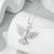 Pure 925 silver bird pendant for women