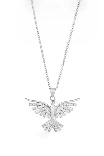 Pure 925 silver bird pendant for women
