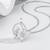 Pure 925 silver love birds pendant for women