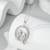 Pure 925 silver love birds pendant for women
