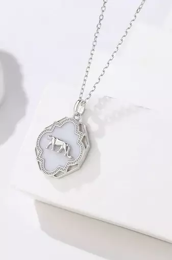 Pure 925 silver tiger pendant for women