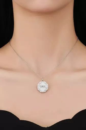Pure 925 silver tiger pendant for women