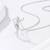 Pure 925 silver fairy pendant for women