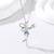 Pure 925 silver fairy pendant for women