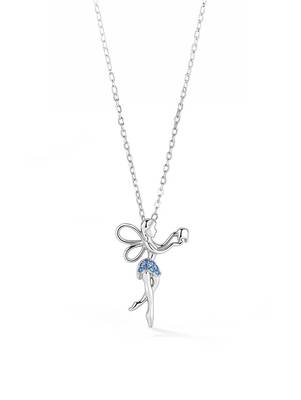 Pure 925 silver fairy pendant for women 5