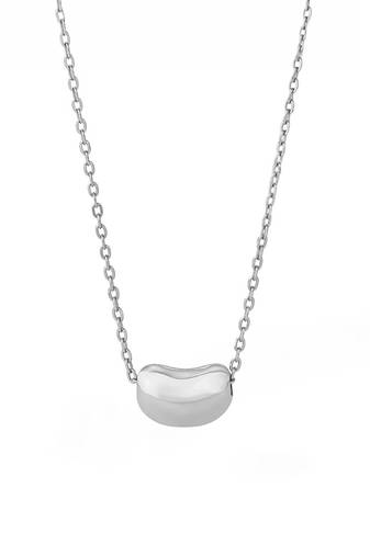 Pure 925 silver bean pendant for women