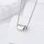 Pure 925 silver bean pendant for women