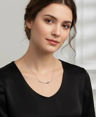Pure 925 silver pink leaf charm pendant for women 2