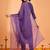 women ethnic motifs embroidered regular kurta with trousers & with dupatta