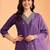 women ethnic motifs embroidered regular kurta with trousers & with dupatta
