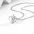 Pure 925 silver eternal spark heart charm pendant for women