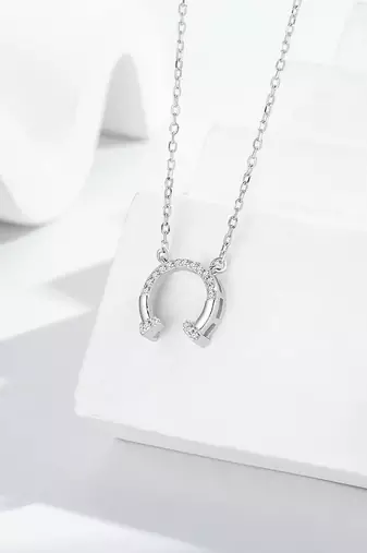 Pure 925 silver luck embrace charm pendant for women