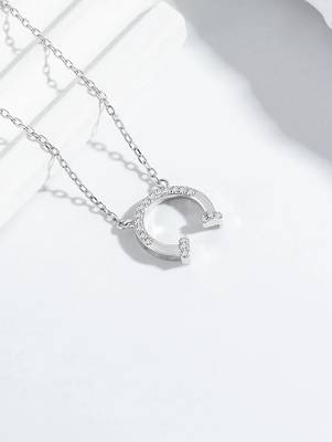 Pure 925 silver luck embrace charm pendant for women 2