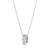 Pure 925 silver interlocked aura pendant for women
