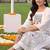 women printed regular cotton kurta with trousers