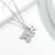 Pure 925 silver dainty flower motifs pendant for women