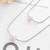 Pure 925 silver double force pearl pendant for women