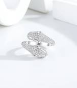 Pure 925 silver serpent empress twist ring for women
