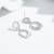 Pure 925 silver liquid drop earrings for women