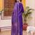 women ethnic motifs embroidered regular kurta with trousers & with dupatta