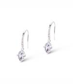 Pure 925 silver party drop earrings for women
