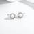 Pure 925 silver classic pearl bloom stud earrings for women