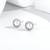 Pure 925 silver classic pearl bloom stud earrings for women