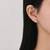 Pure 925 silver classic pearl bloom stud earrings for women