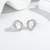 Pure 925 silver celestial pearl halo stud earrings for women