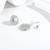 Pure 925 silver pearl bloom radiance earrings for women