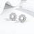 Pure 925 silver pearl bloom radiance earrings for women