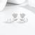 Pure 925 silver rose pearl earrings for women