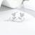 Pure 925 silver rose pearl earrings for women