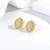 Pure 925 silver royal spark oval earrings for women