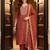 women ethnic motifs embroidered regular thread work liva kurta with trousers & with dupatta