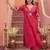 women ethnic motifs embroidered regular thread work kurta with trousers