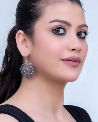 Pure 925 silver naayab earrings for women 3