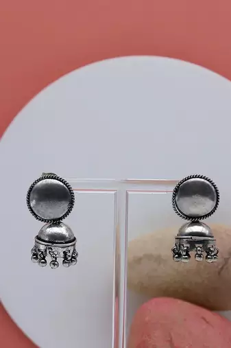 Pure 925 silver noor earrings for women