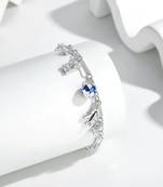 Pure 925 silver travel tales charm bracelet for women