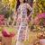 women ethnic motifs printed regular kurta with trousers