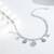 Pure 925 silver evil eye charm bracelet for women