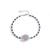 Pure 925 silver sapphire bloom elegance bracelet for women