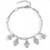 Pure 925 silver divine hand evil eye bracelet for women