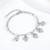 Pure 925 silver divine hand evil eye bracelet for women