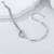 Pure 925 silver heart bracelet for women