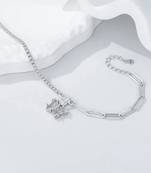 Pure 925 silver butterfly bracelet for women