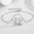 Pure 925 silver lovebirds bracelet for women