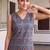 women printed regular cotton kurta with trousers