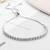 Pure 925 silver adjustable tennis bracelet for women